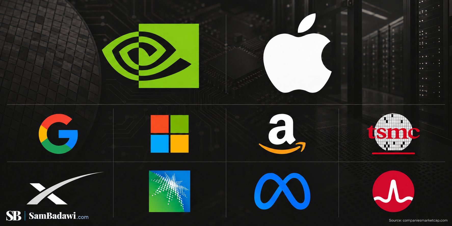 $AAPL Briefly Became the World's Most Valuable Company This Morning, but $NVDA Remains on Top