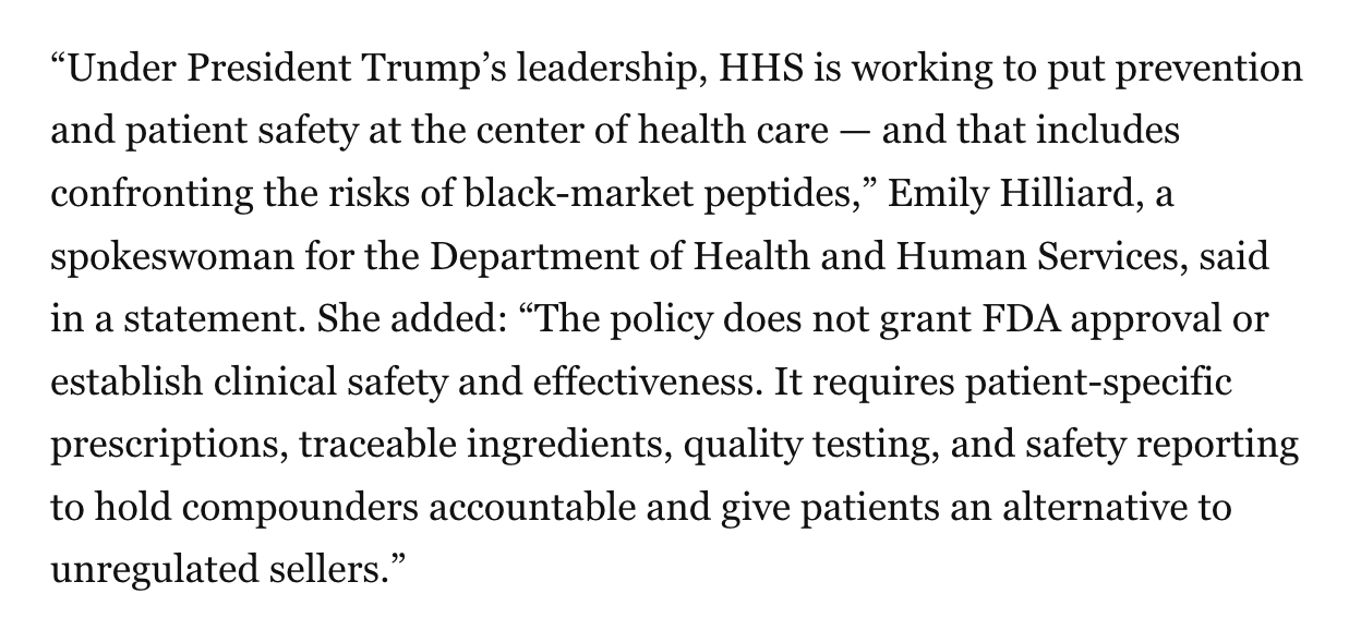 HHS Issues Official Statement on Regulated Peptide Compounding Policy, Boosting Hims & Hers Health ($HIMS)