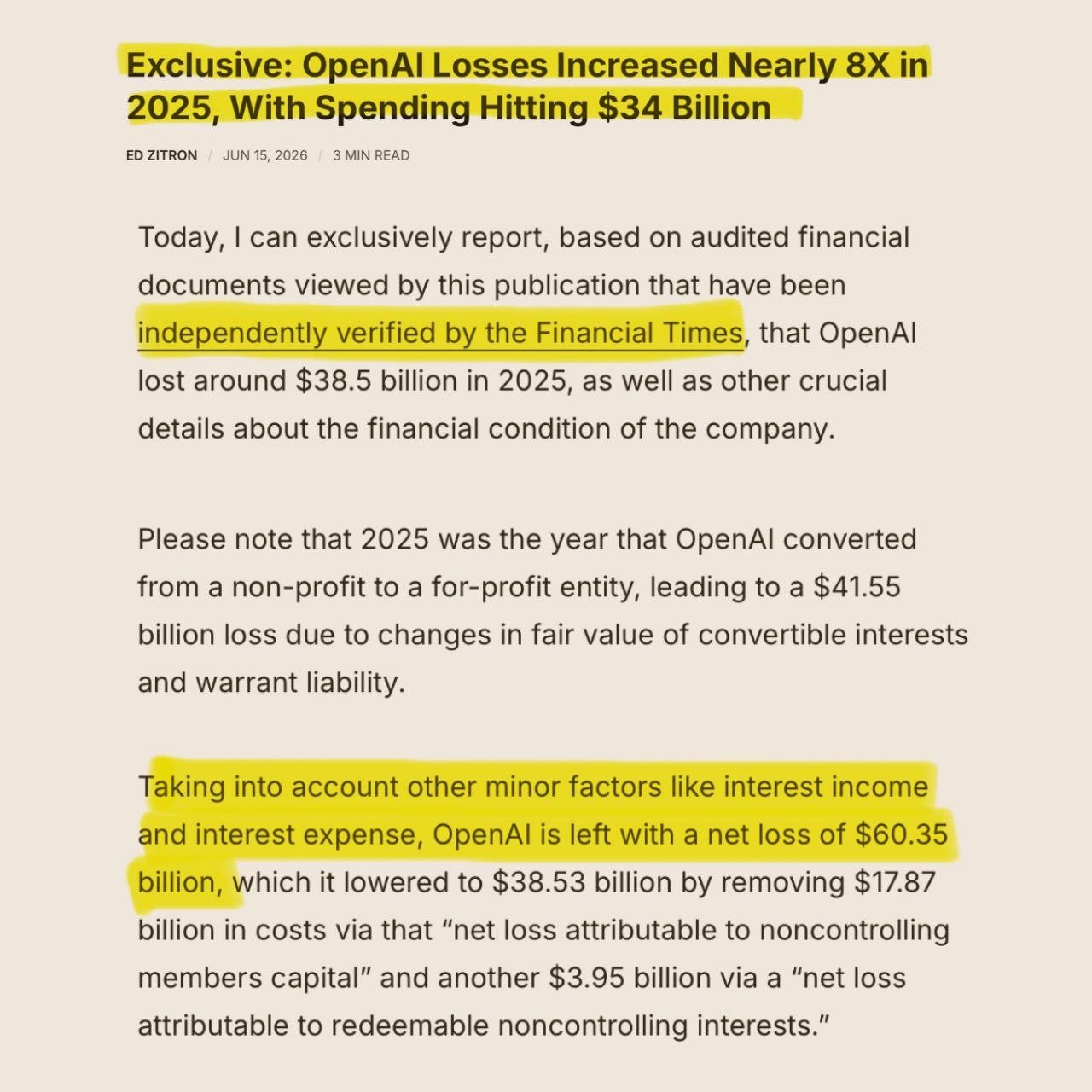 OpenAI Losses Spotlight AI Capex