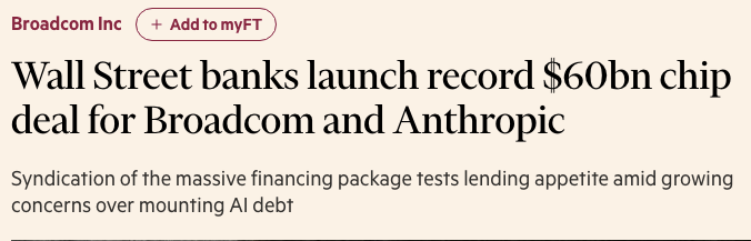 Banks Begin Syndicating $60B Anthropic AI Chip Financing Package