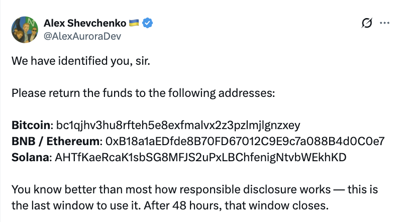 NEAR Intents Identifies Hacker Behind $3.8M Exploit
