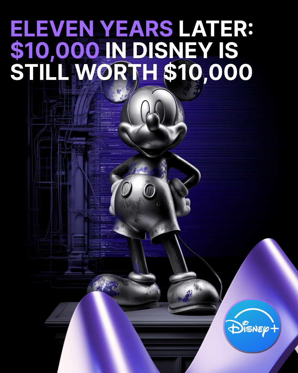 Eleven Years Later: $10,000 in Disney Is Still Worth $10,000.