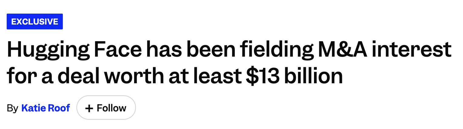 Hugging Face Explores Sale at $13B+ Valuation