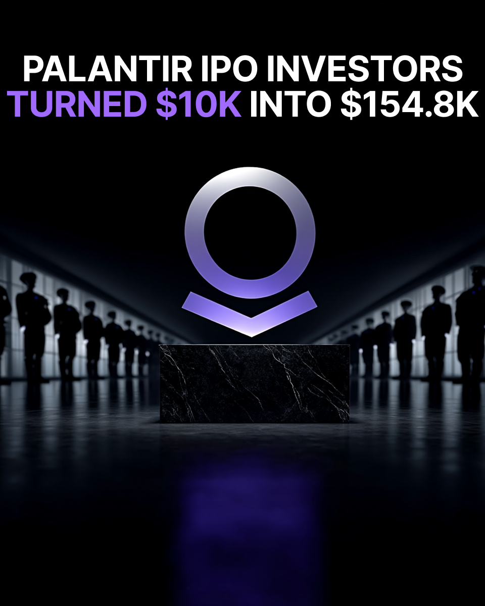 IPO magic: Palantir shares deliver nearly 15x return for patient holders.