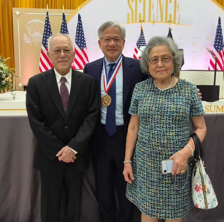 Nvidia CEO Jensen Huang Honored with National Medal of Science at White House Ceremony