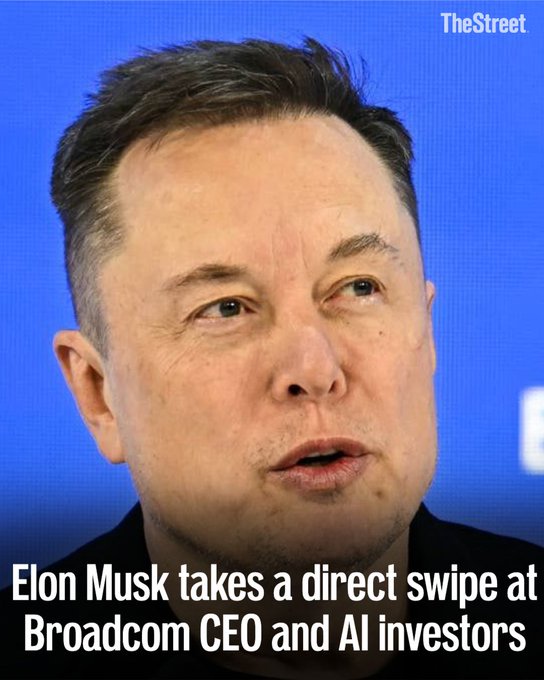 Elon Musk Jabs Broadcom CEO Over AI Spending and Market Speculation