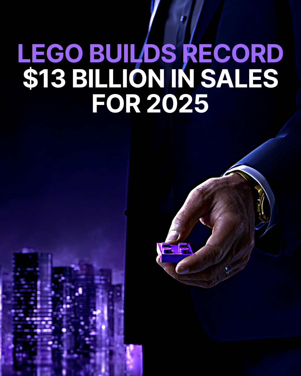 Plastic gold: Lego sets new record, raking in $13 billion globally.