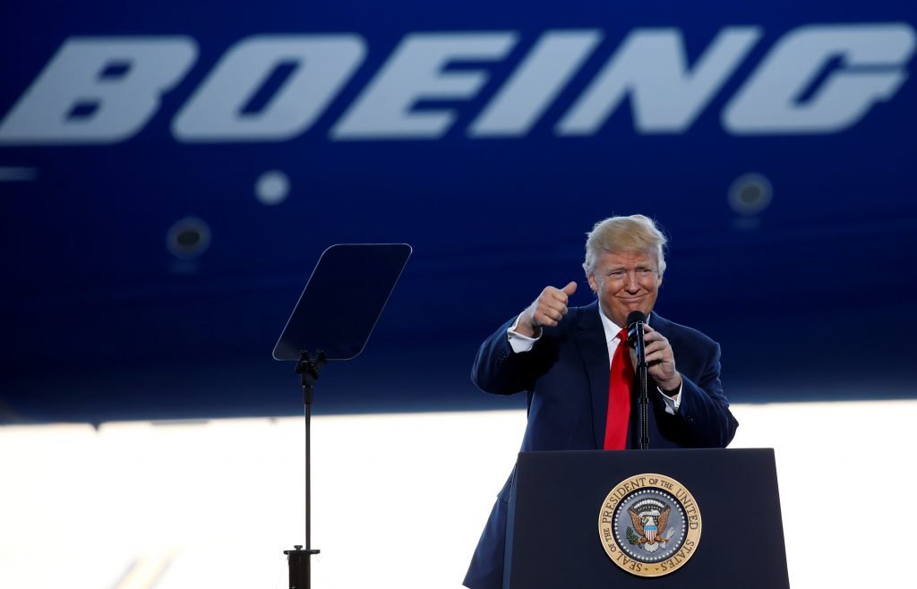Trump Accounts Disclosed Boeing Purchase on Same Day as Navy Contract Award