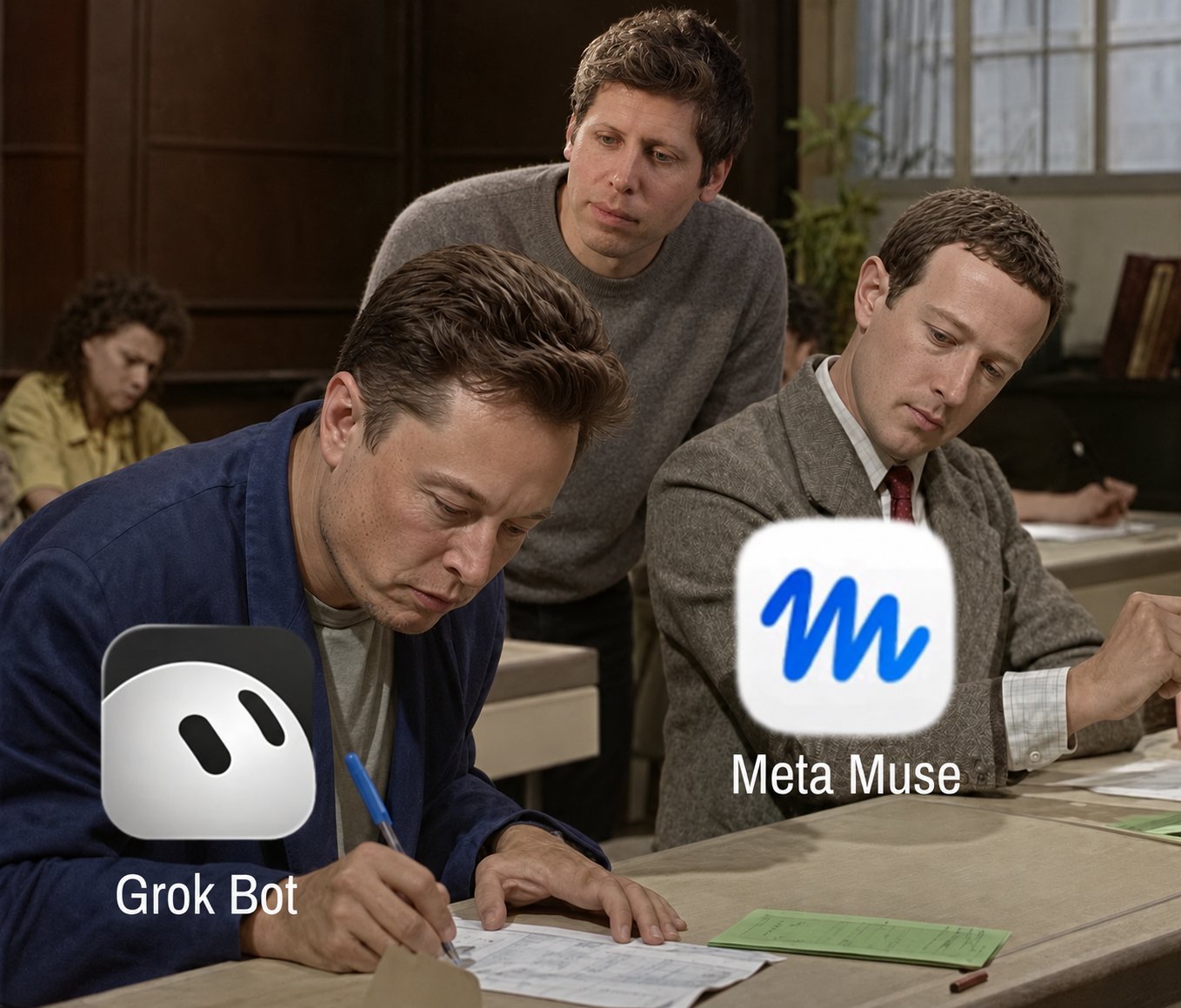 OpenAI Developing Features to Rival $SPCX Grok Bot and $META Muse AI Agents, Report Says