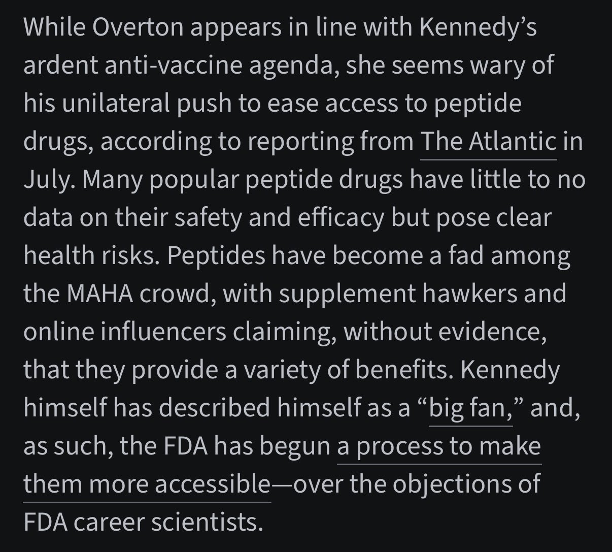 $HIMS Faces Potential Peptide Headwind as Trump’s FDA Pick Heidi Overton Is Reportedly Wary of Peptides