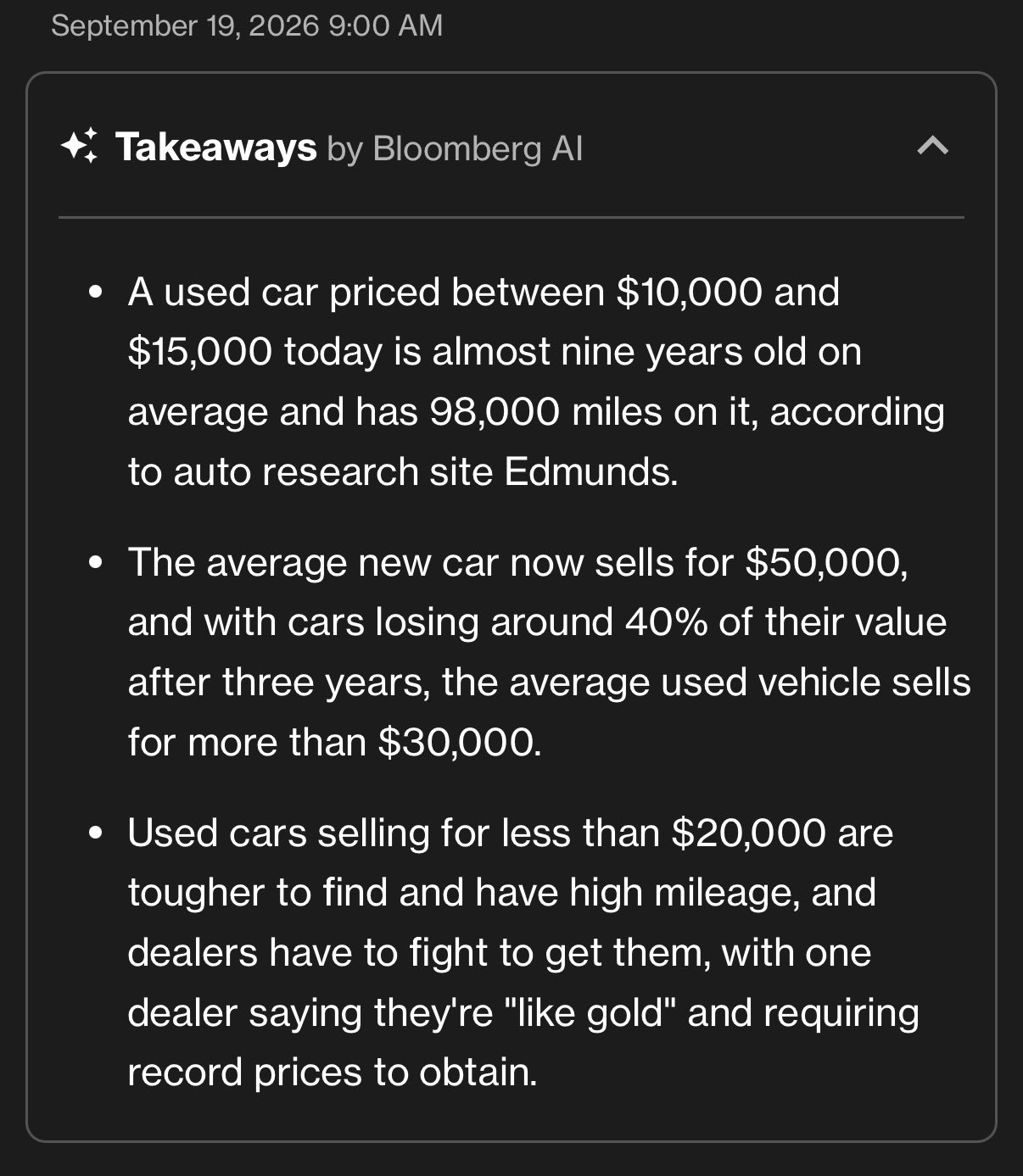 Used-car affordability shifts toward older, higher-mileage vehicles