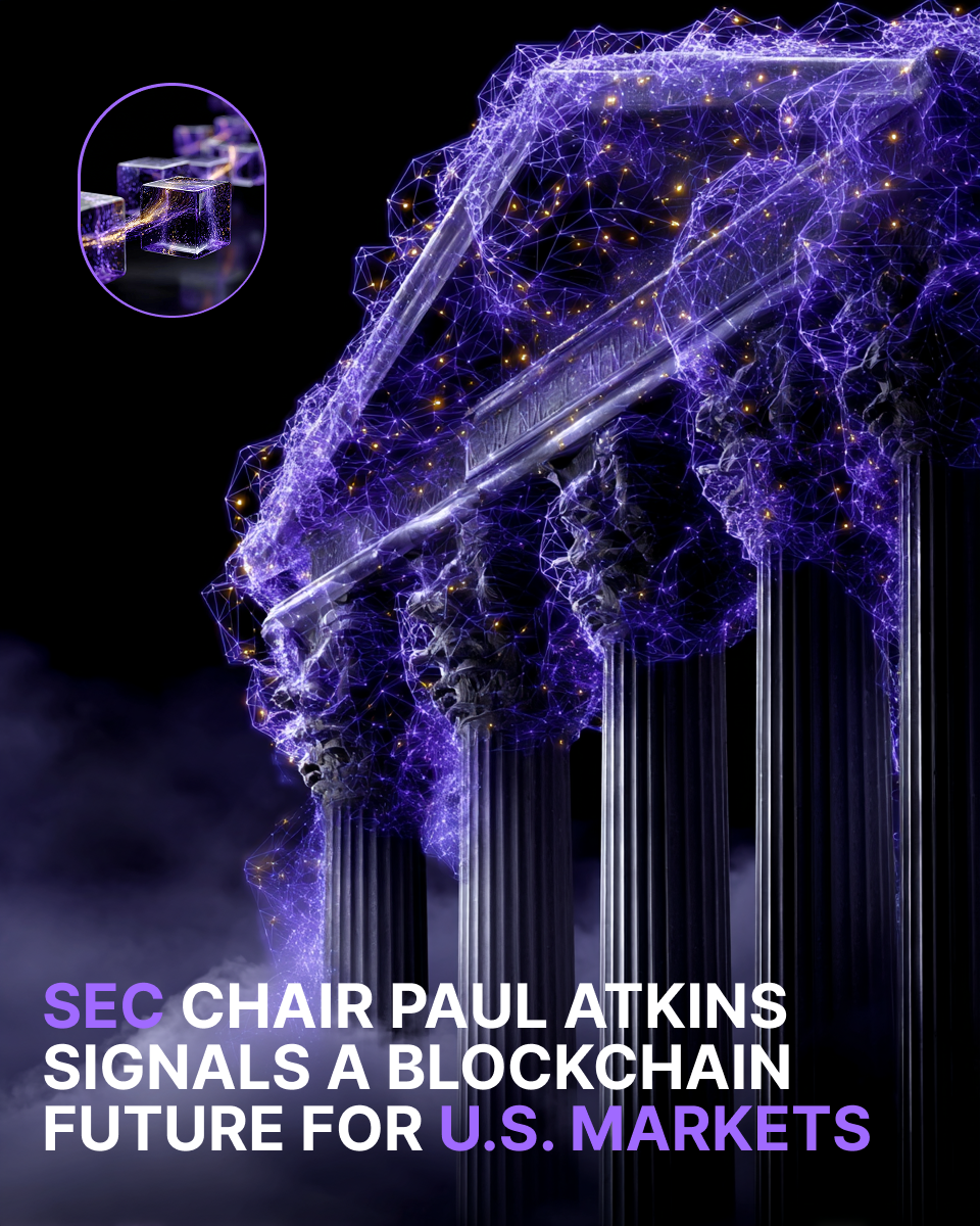 SEC Chair Paul Atkins Signals a Blockchain Future for U.S. Markets.