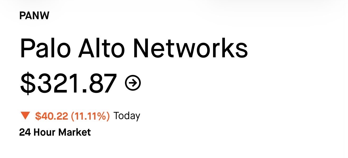 $PANW