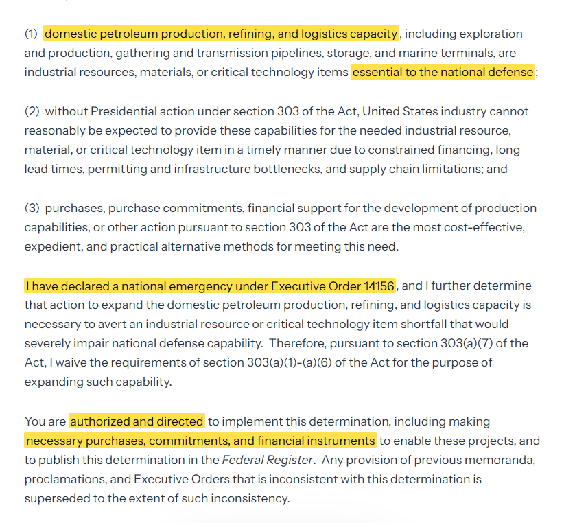 Trump Reportedly Invokes Emergency Powers to Expand US Oil Infrastructure as Brent Reaches $113