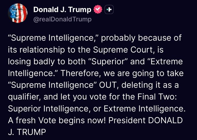 Trump's Final Two Intelligence Options