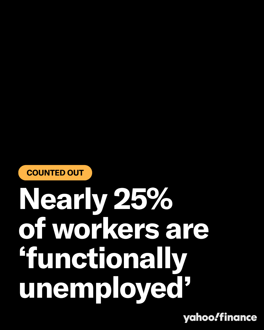 "Functionally Unemployed" Rate Hits 24.9% When Accounting for Underemployment