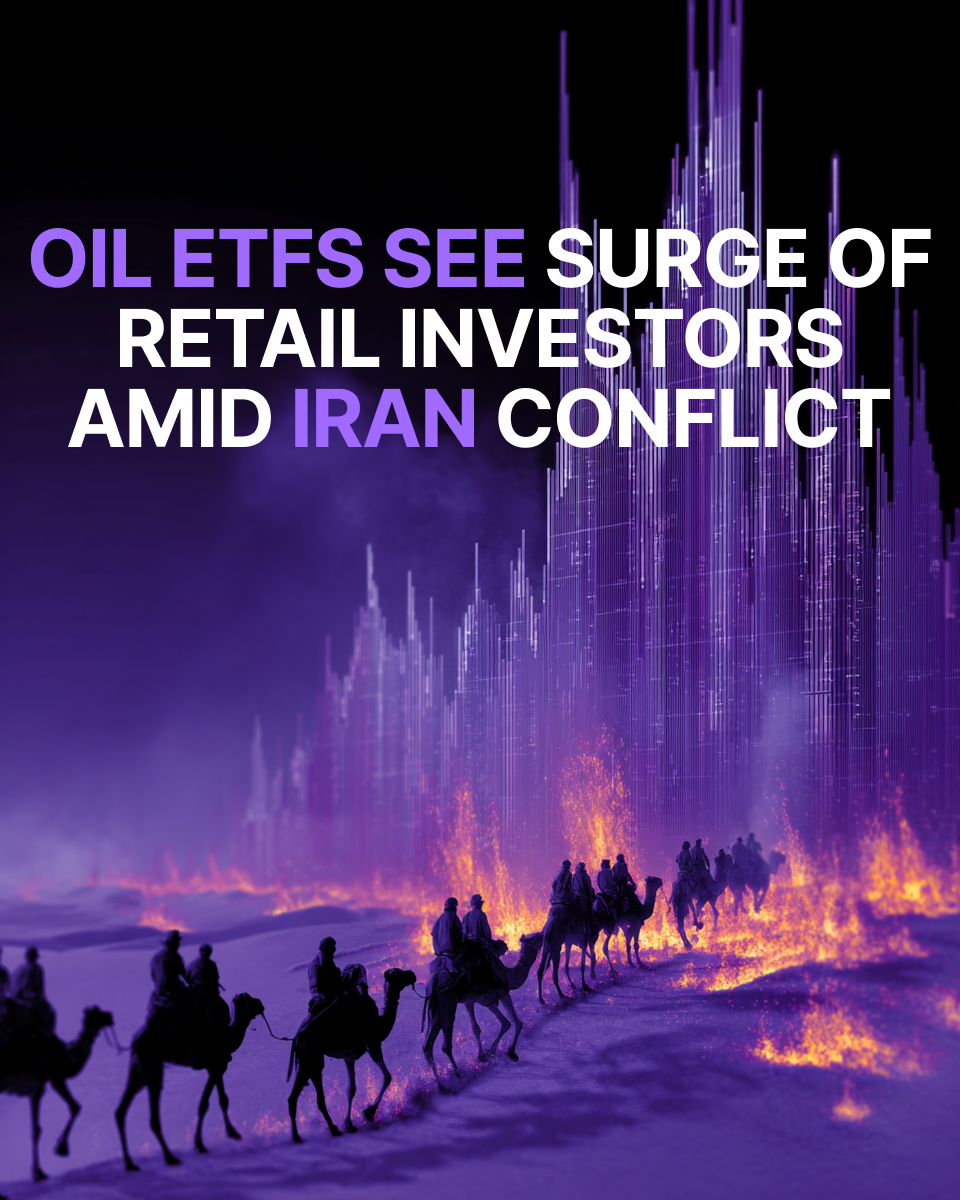 Retail traders are piling into oil ETFs as geopolitical tensions heat up in the Middle East.