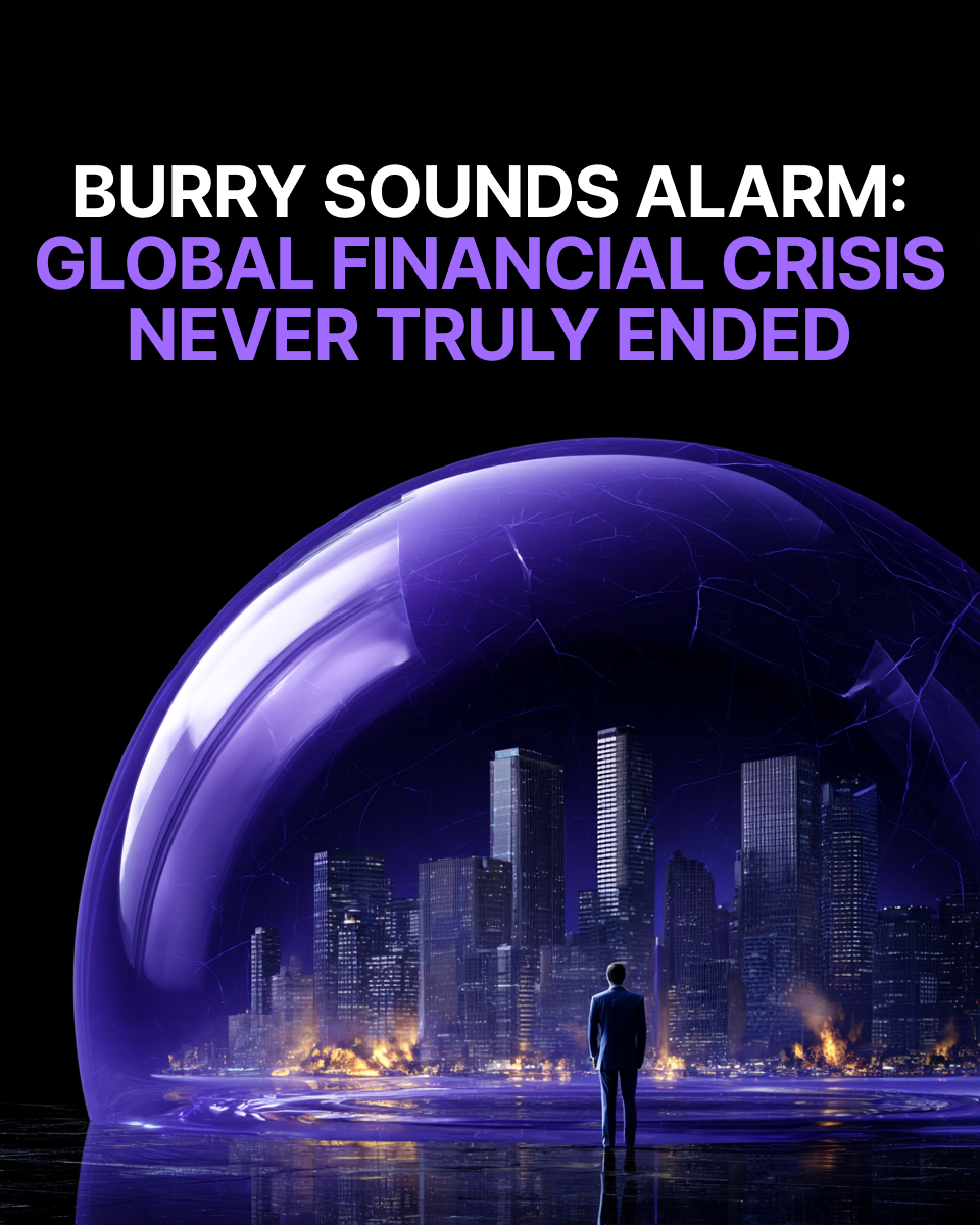 Michael Burry rings the bell: "We've been living in a bubble the whole time.