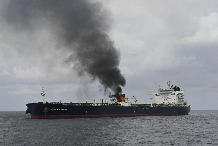 Two oil supertankers reportedly struck in Strait of Hormuz