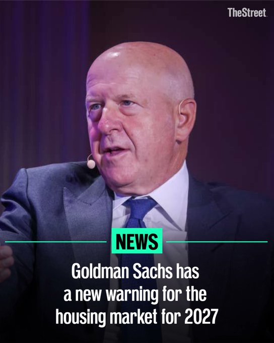 Goldman Sachs Warns Elevated Mortgage Rates Will Freeze U.S. Housing Through 2027