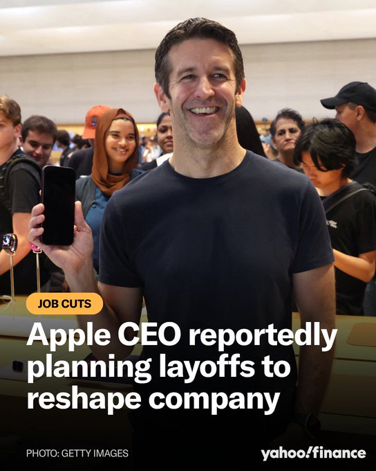 $AAPL CEO John Ternus Reportedly Planning Small-Scale Layoffs and Project Cancellations to Make Apple Leaner