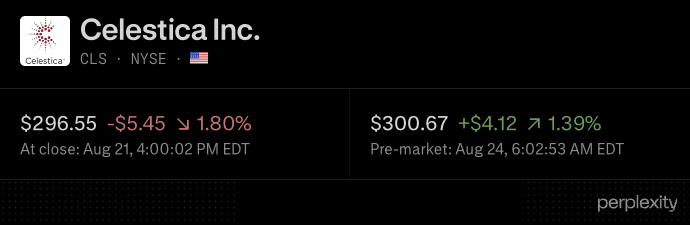 UBS Upgrades $CLS to Buy, Raises Price Target to $430
