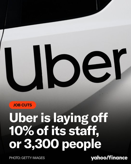 $UBER to Cut About 3,300 Jobs in Restructuring Aimed at Management Layers