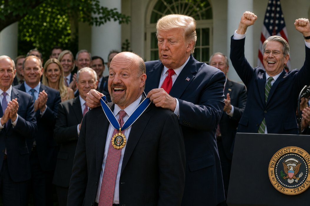 Rumor circulates over possible Presidential Medal of Freedom for Jim Cramer